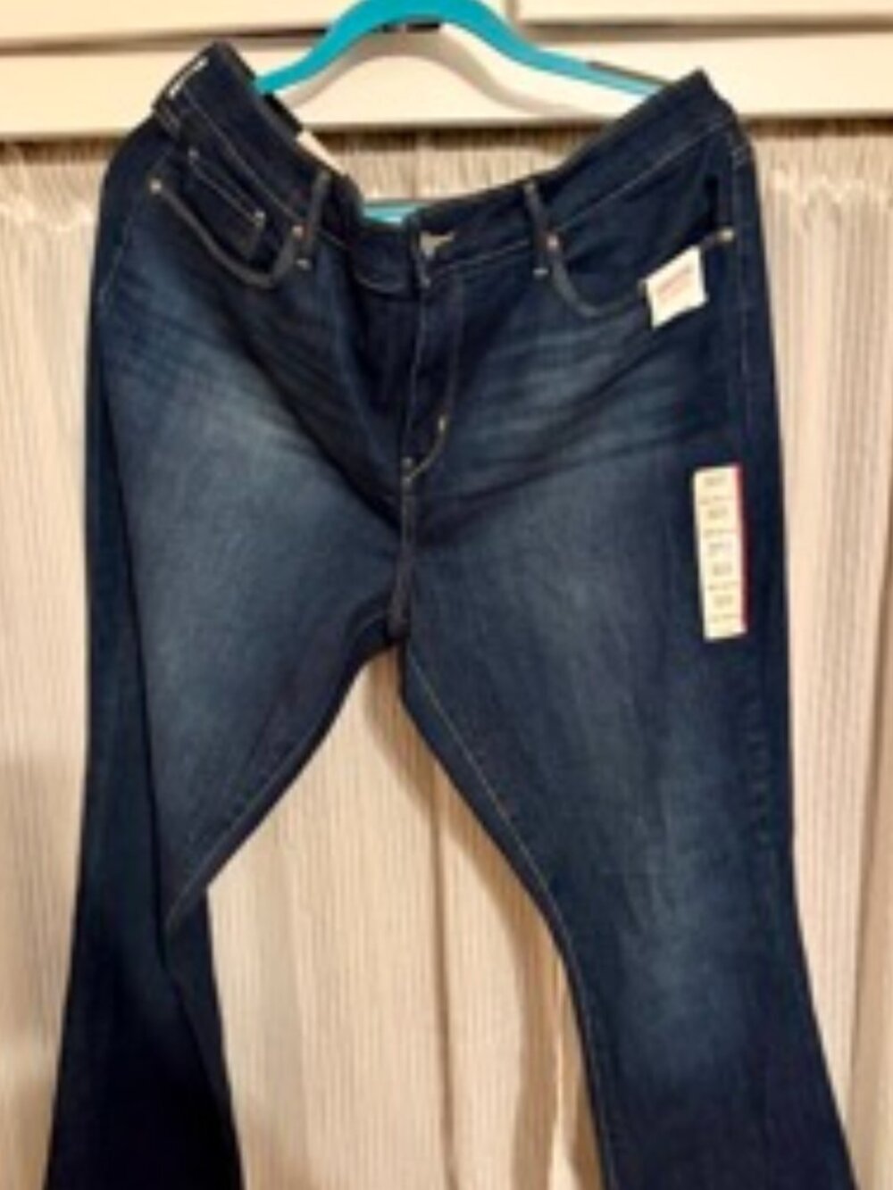 Signature Levi Strauss Mid Rise Bootcut dark wash Size 18